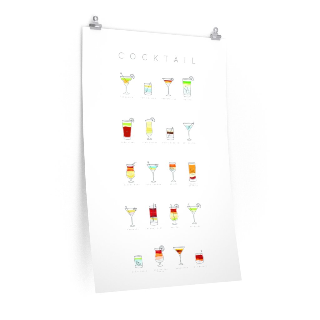 Cocktails Art Poster Decor - Your Home, Refurnished