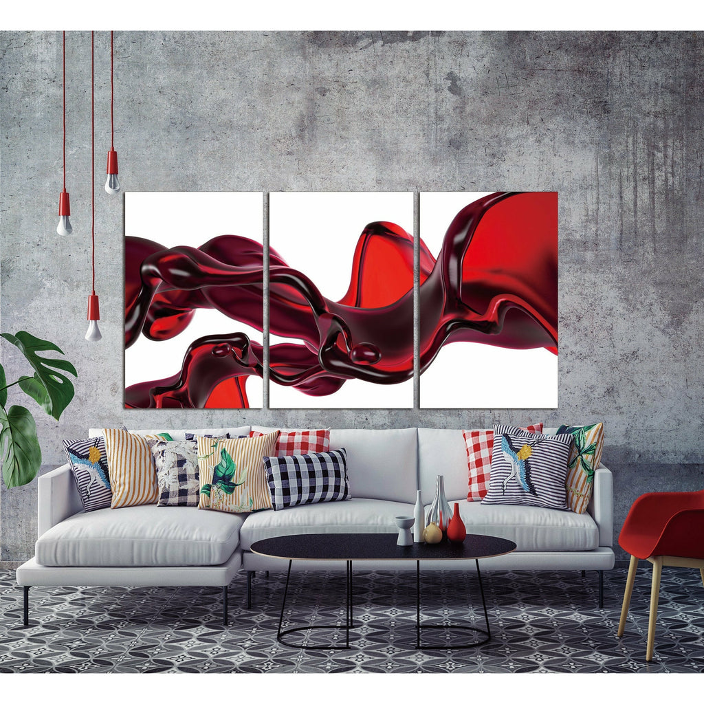 Red Float Acrylic Wall Art - Your Home, Refurnished