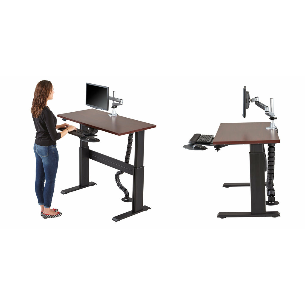 Right Angle Products - Eficiente LT 2 Leg L Shaped Worksurface Stand Up Adjustable Desk - Your Home, Refurnished