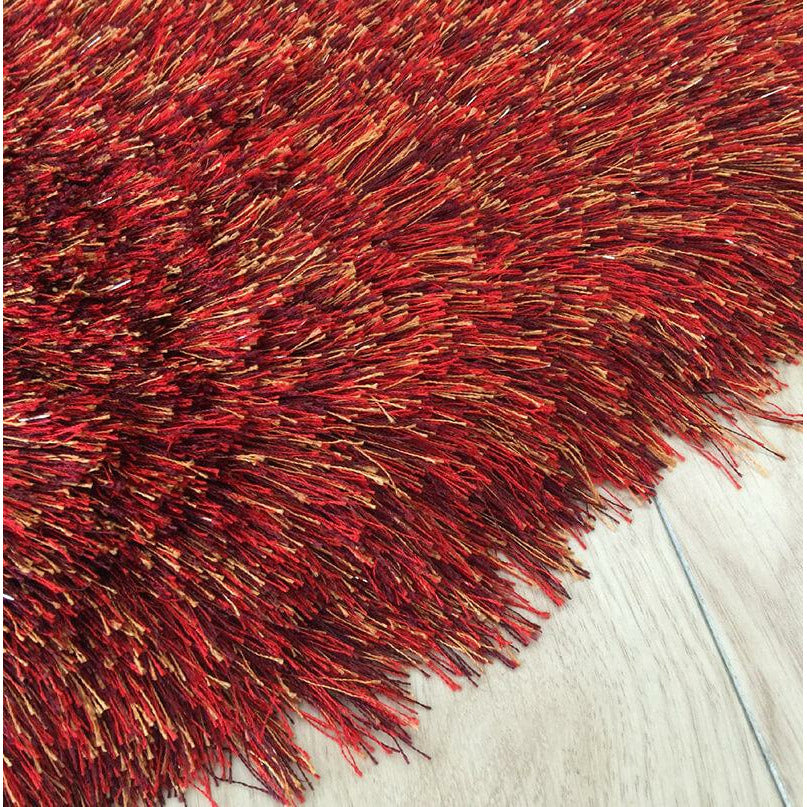Fancy Collection Red Shag Area Rug - Your Home, Refurnished