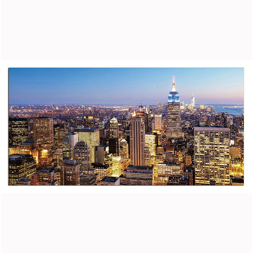 Skyline Over Manhattan Acrylic Print Unframed Wall Art - Your Home, Refurnished